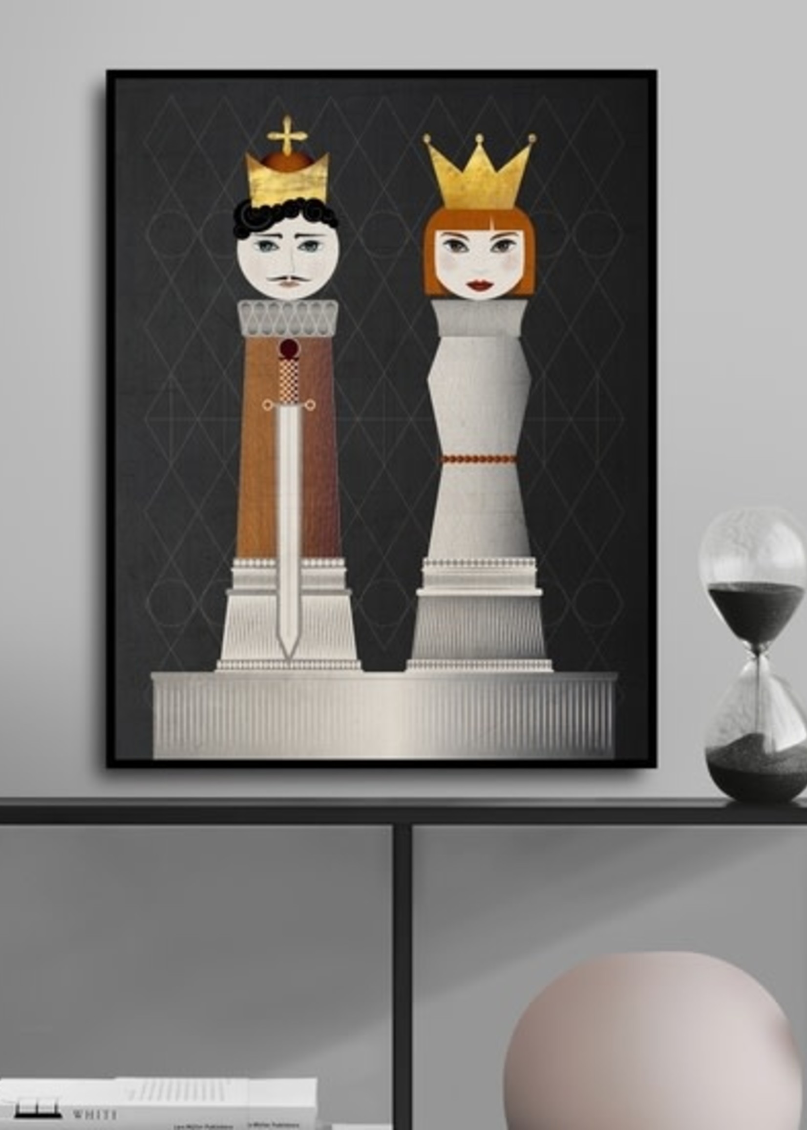 Lucky Skye Graphics Art: King & Queen