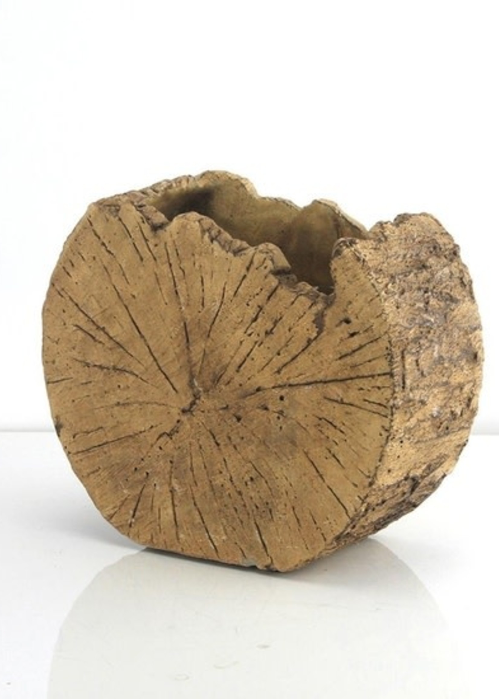 Ceramic Stump Planter