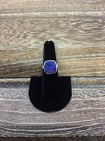 Rough Lapis Lazuli Sterling Silver Ring