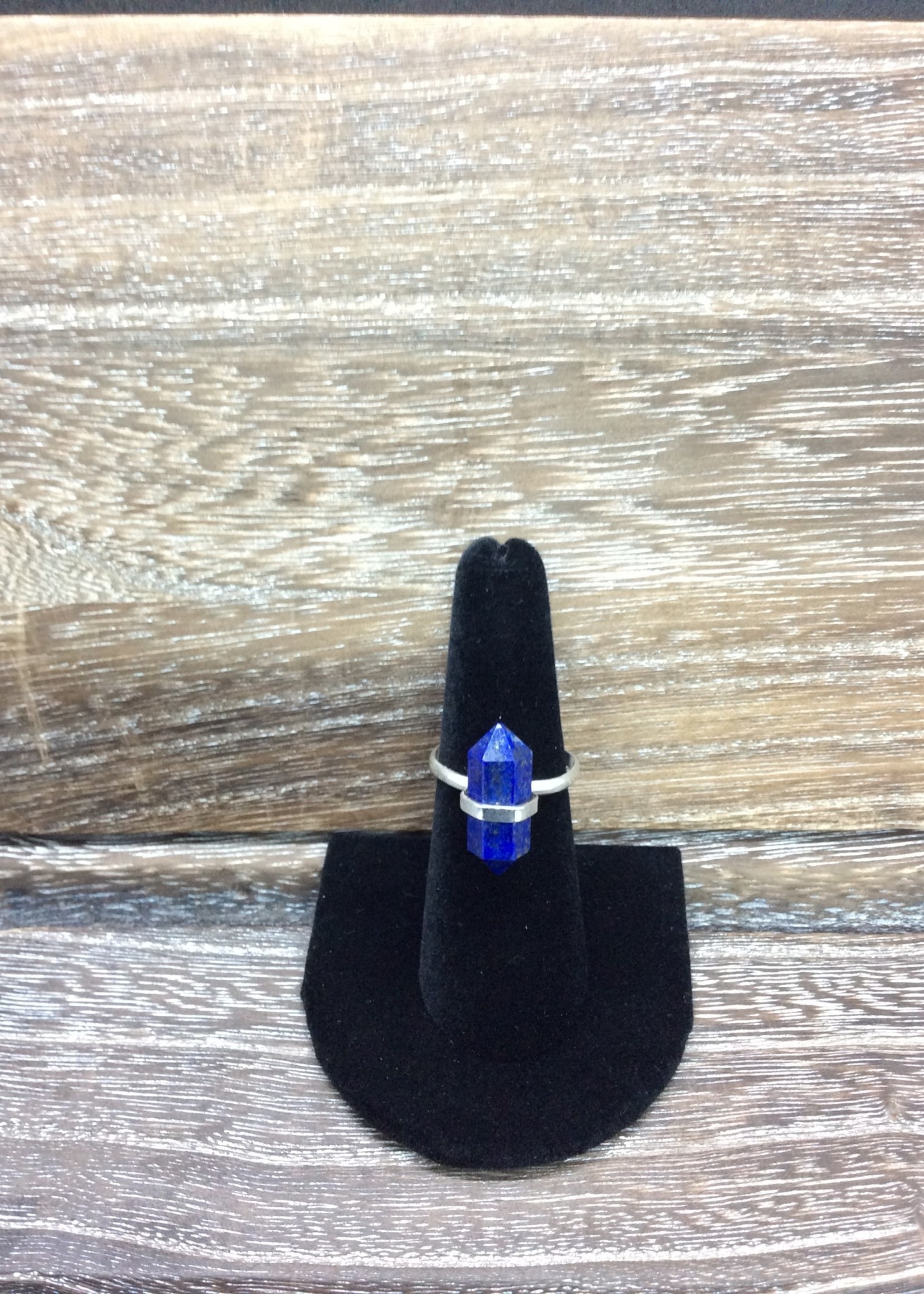 Prism Lapis Lazuli Sterling Silver Ring