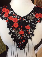 Weapon Of Choice NOLA Yellow Bee Red Flower Black Lace Harness