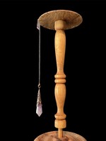 Twelve Faceted Point Amethyst Pendulum