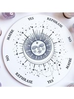 Flora and Nirvana Sleeping Sun and Moon Pendulum Board 6 Inch