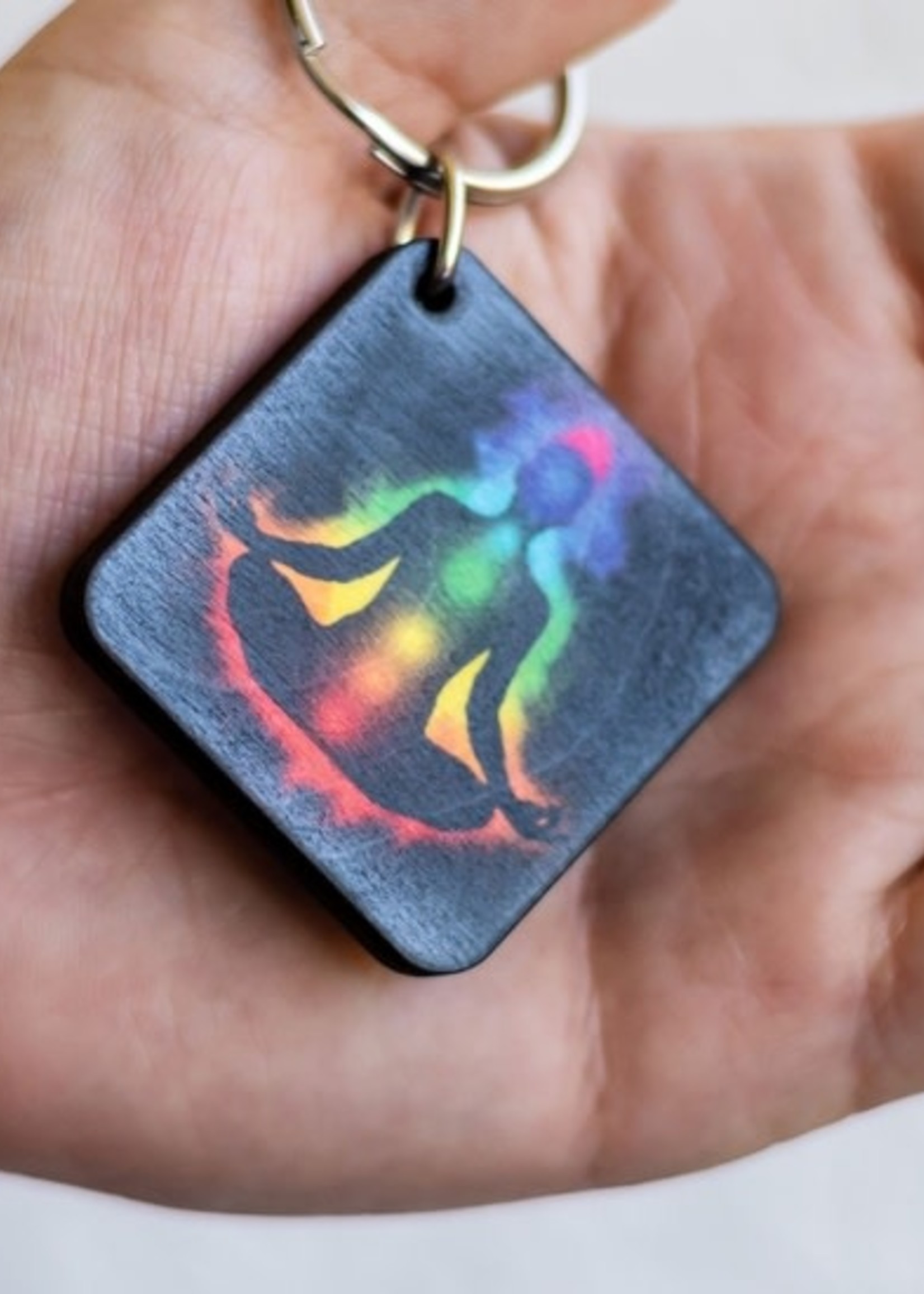 Most Amazing Chakra Sequence Full Color Keychain