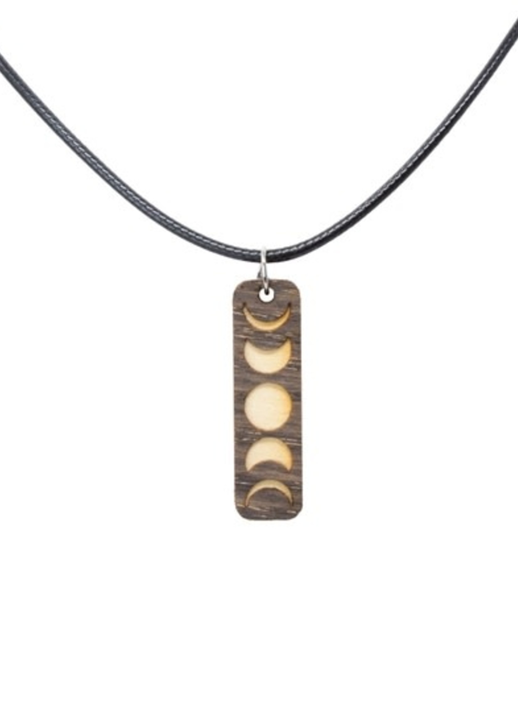 Most Amazing Moon Phases Cut Necklace with Cord