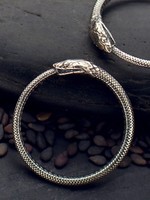 Nina Designs Sterling Silver Ouroboros Snake Ring