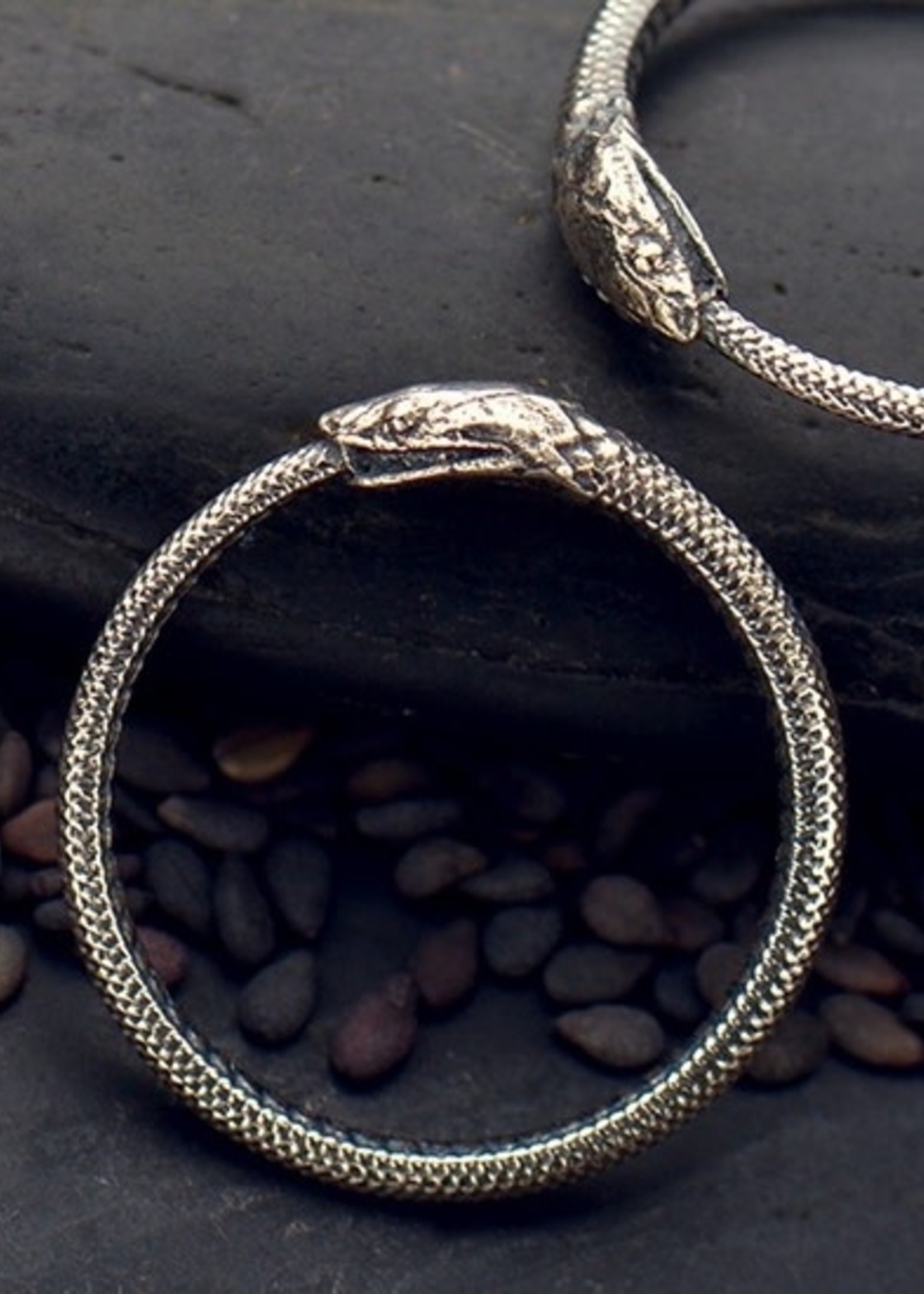 Nina Designs Sterling Silver Ouroboros Snake Ring