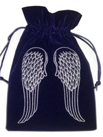 Holistic Trader UK Angel Wings Velvet Tarot Card Bag