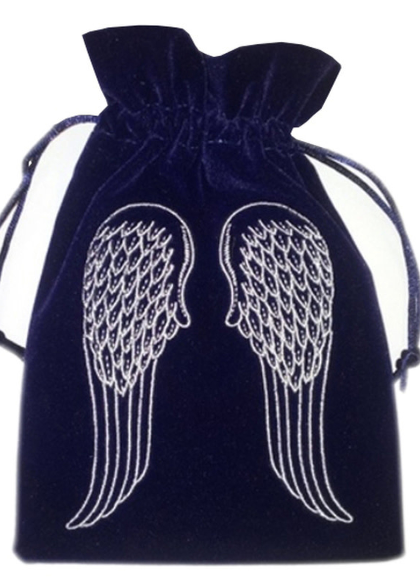 Holistic Trader UK Angel Wings Velvet Tarot Card Bag