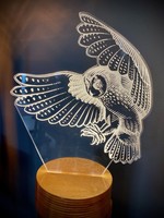 Studio BYLAMP Modern Druid Flying Owl LED Light