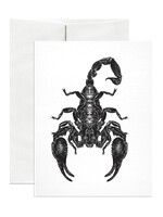 Open Sea Emperor Scorpion Blank Card