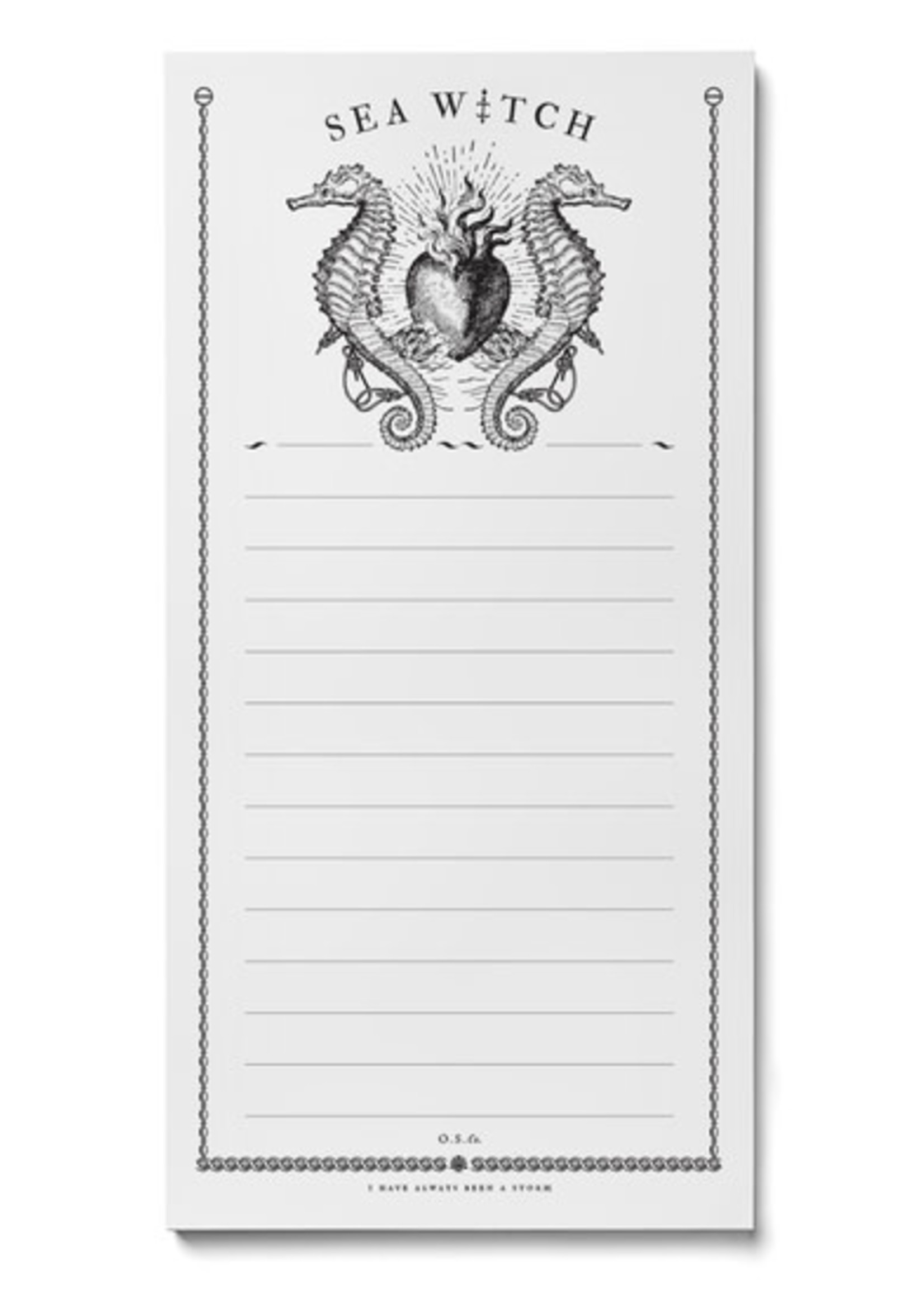 Open Sea Sea Witch Notepad