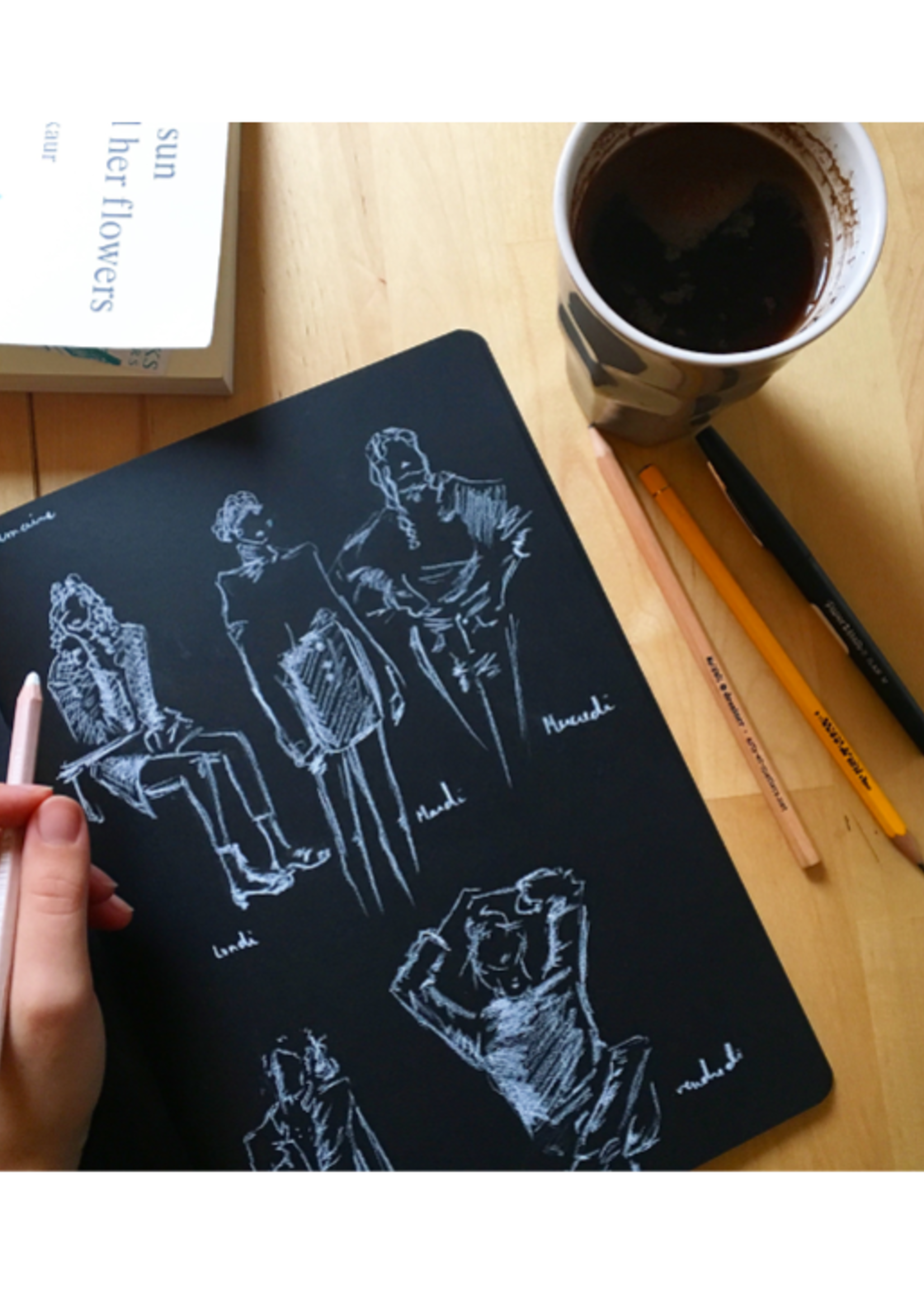 Exaclair CrokBook Noir -Black Sketchbook