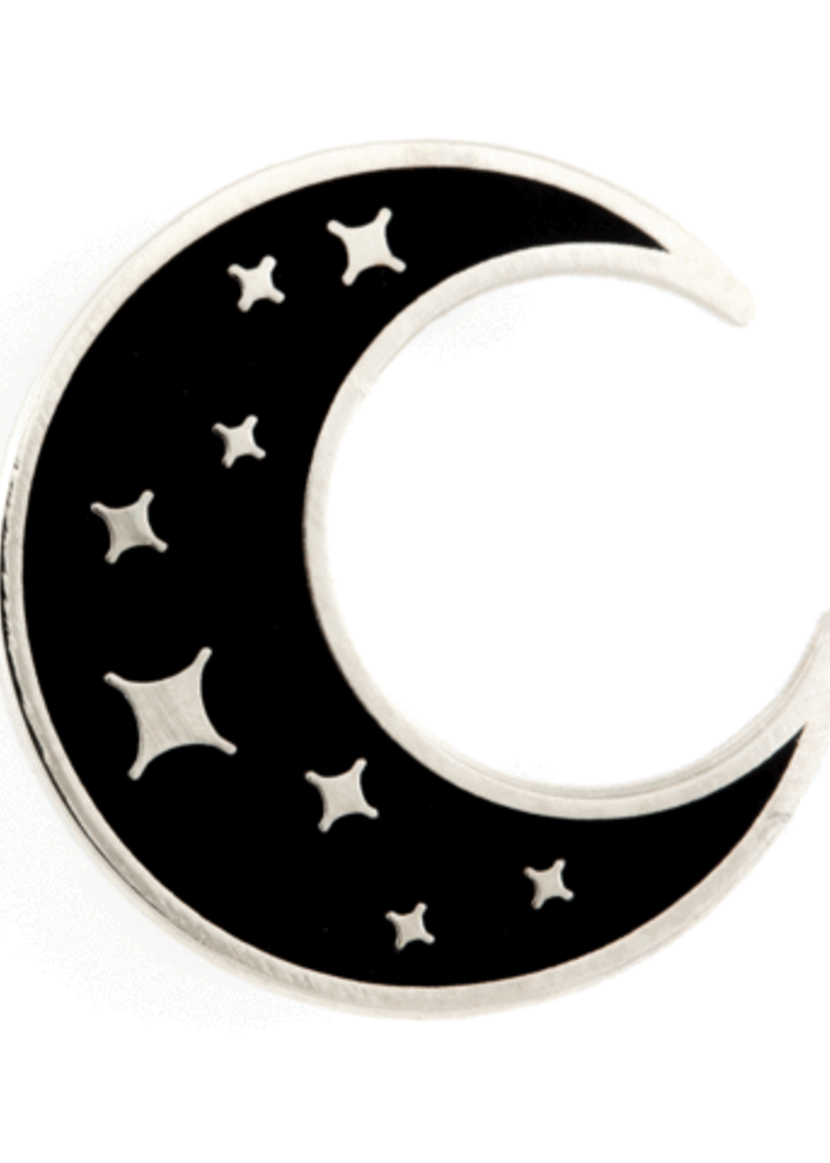 These Are Things Crescent Moon Enamel Pin