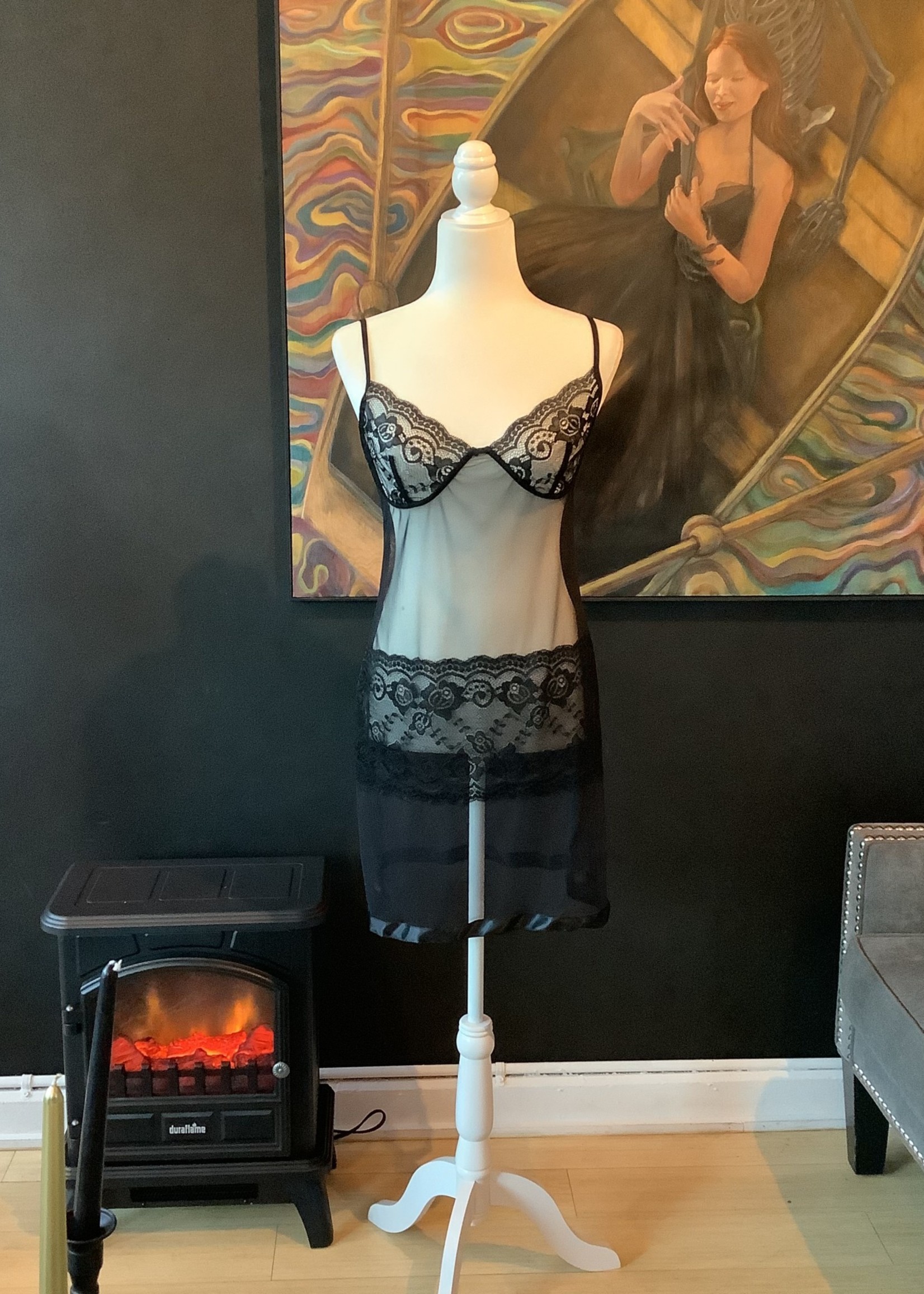 Myre's & L' atelier Black Lingerie - Ebony - Myre (S-M)