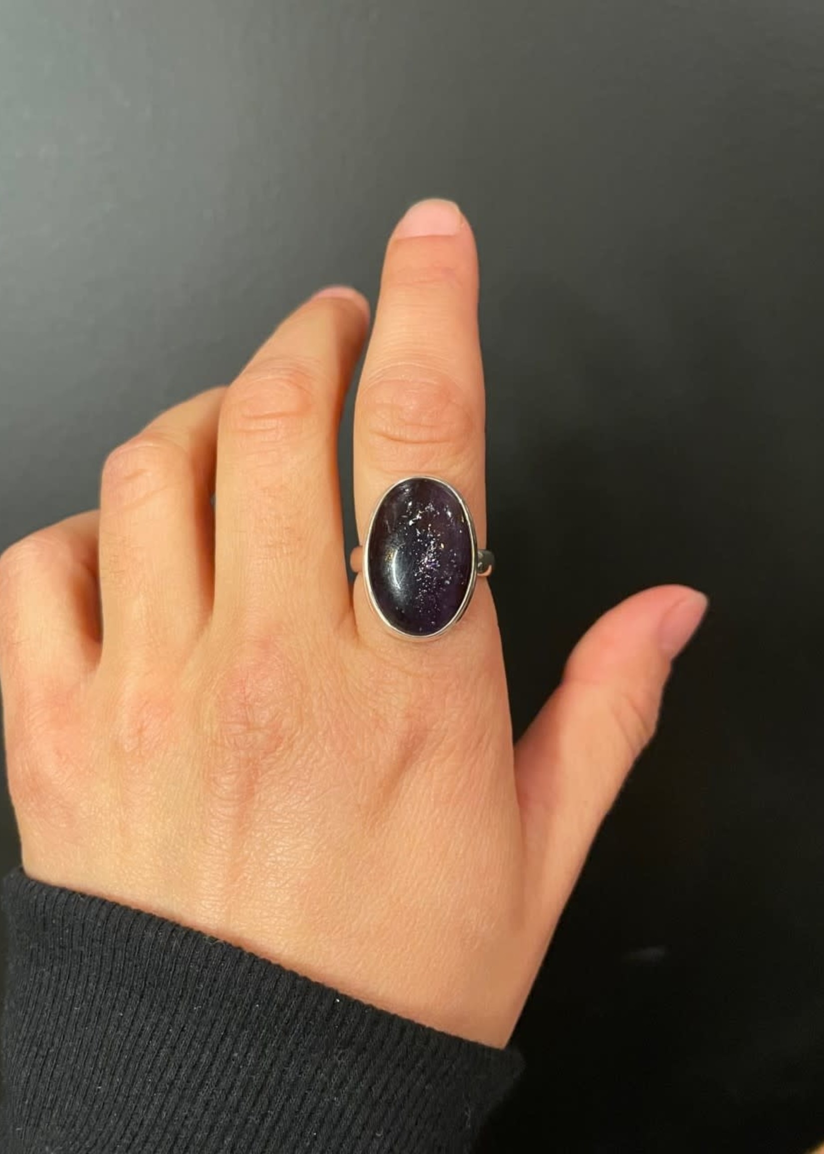 Nugent Iolite Sunstone Sterling Silver Ring