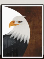 Lucky Skye Graphics Art: Eagle 11 x 14
