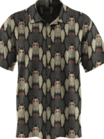 Wicked Clothes "Mothman" Button Up Shirt