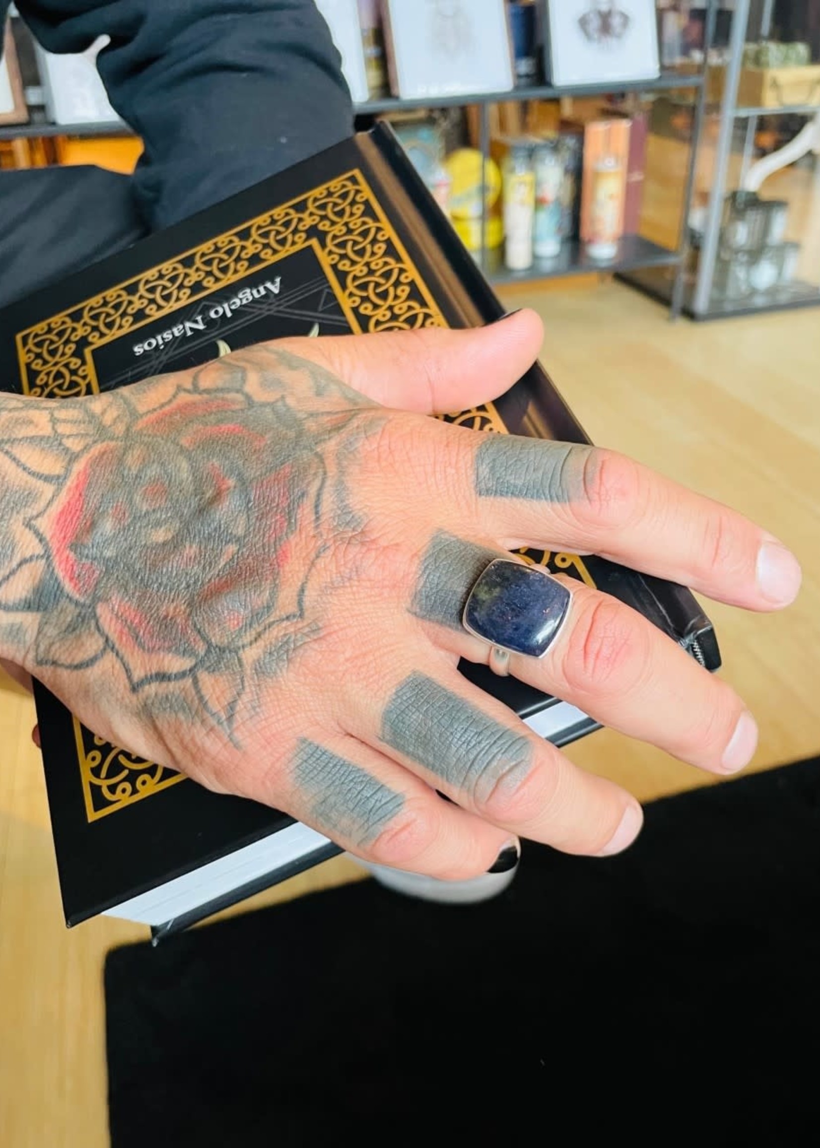 Nugent Iolite Sunstone Sterling Silver Ring