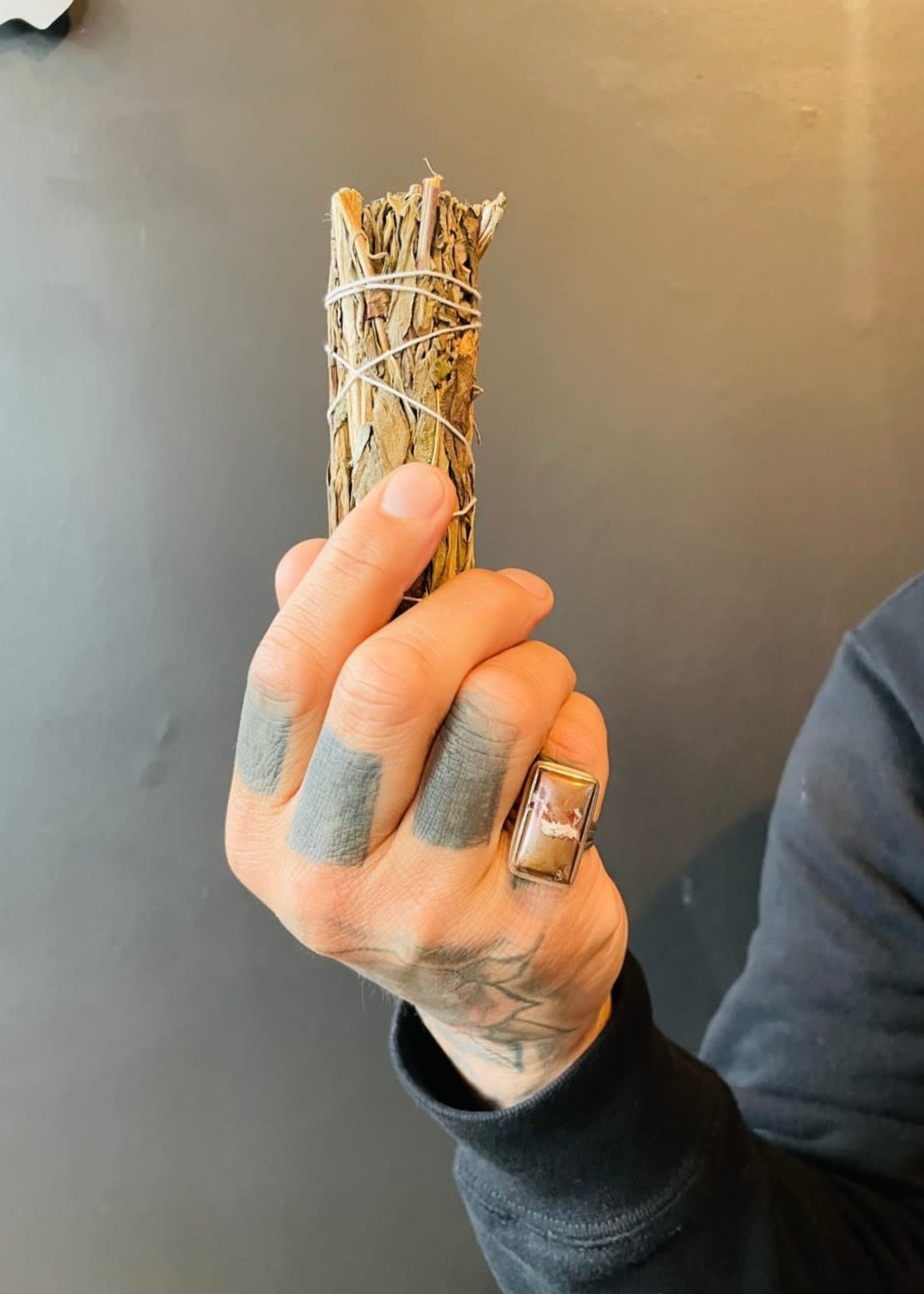 Nugent Rarest Copper Agate Sterling Silver Ring Size 10