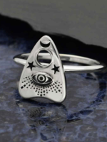 Nina Designs Sterling Silver Ouija Planchette Ring