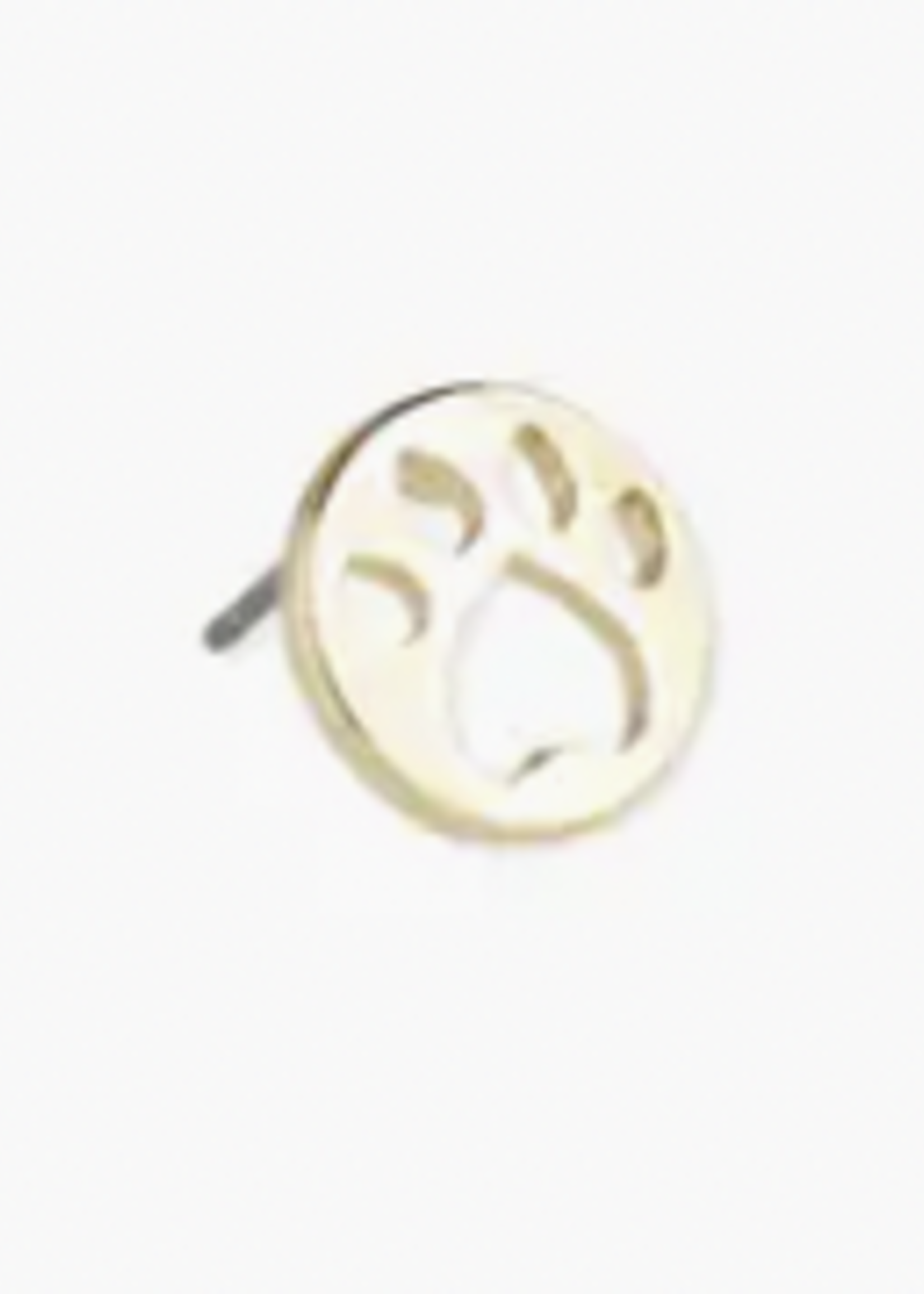 ZAD Literary Quoter Cat Paw Post Earrings