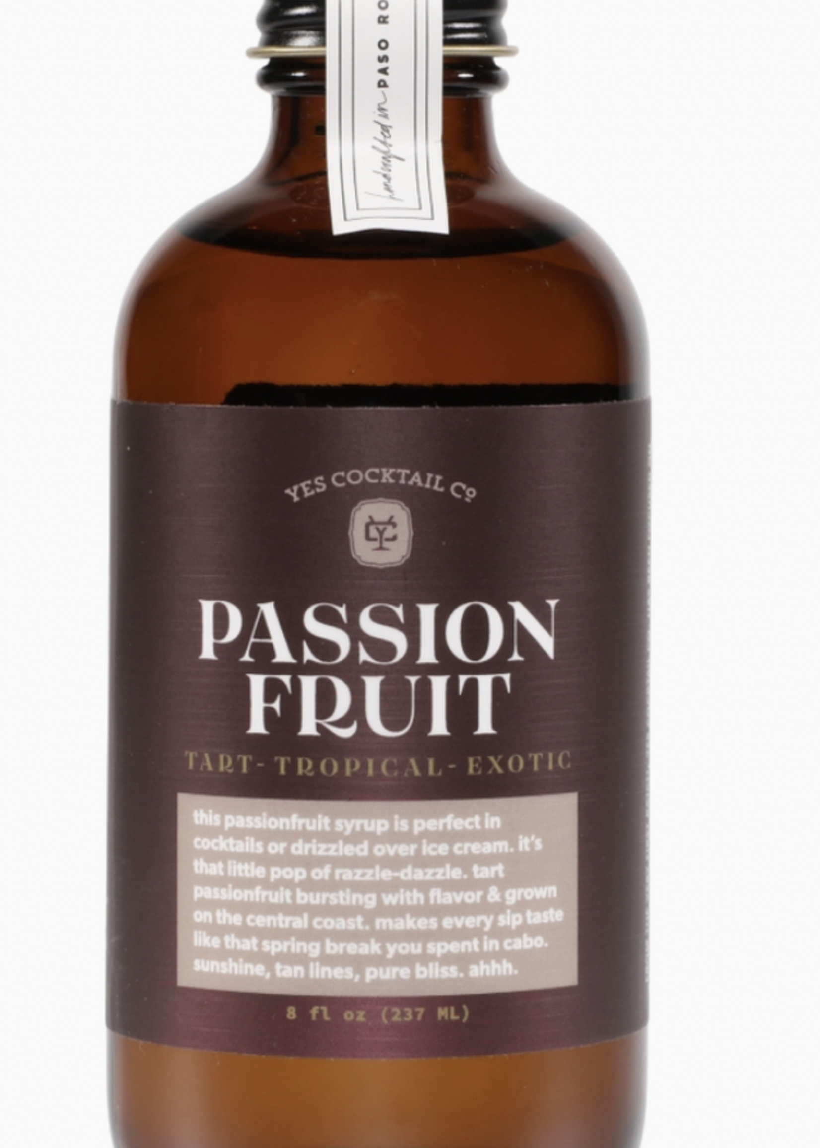 Yes Cocktail Co. Passion Fruit Cocktail Syrup