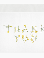 Open Sea Floral 'Thank You' Blank Card