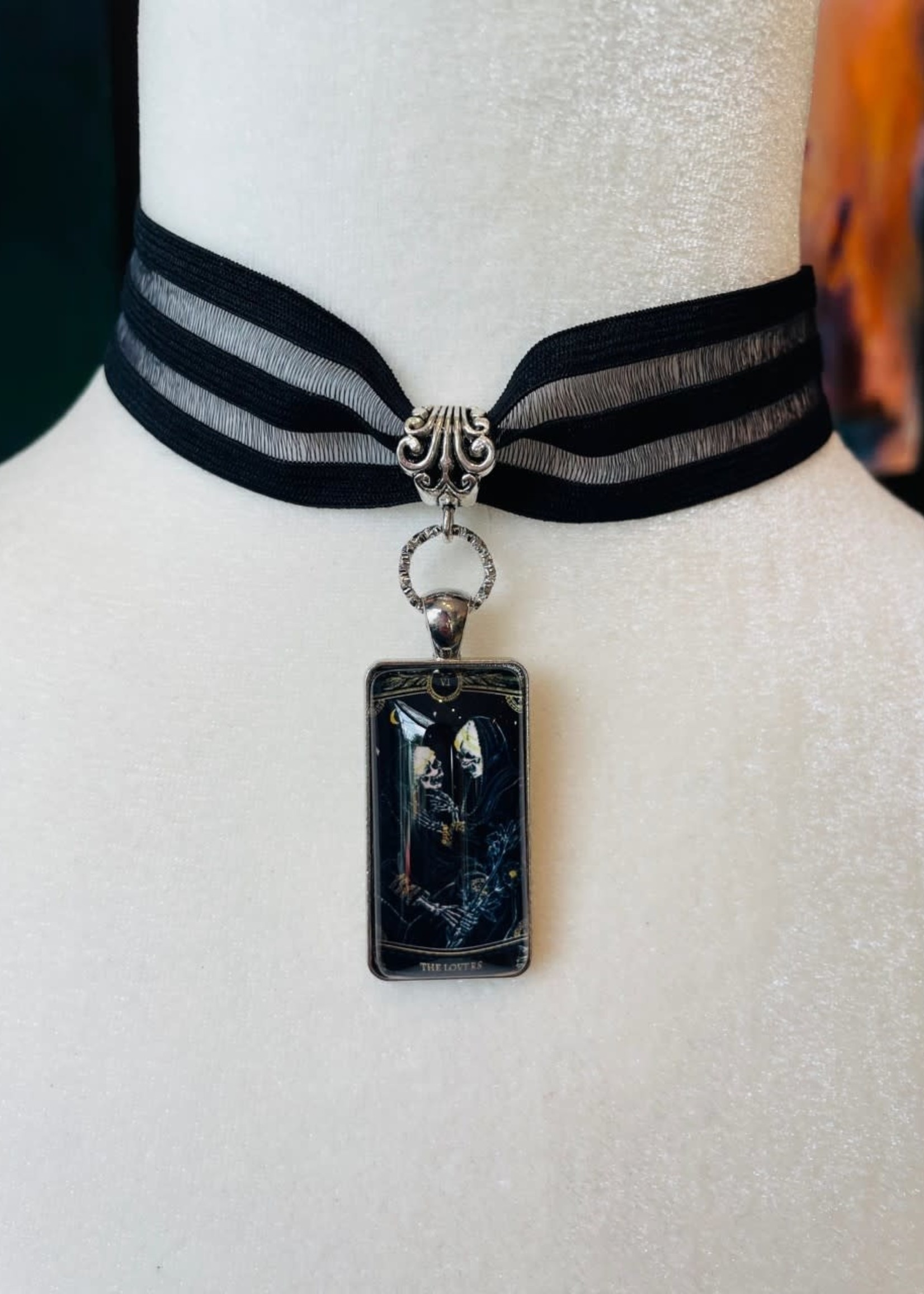 Weapon Of Choice NOLA Tarot Marigold Choker - The Lovers