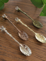 Crystal Ritual Spoon - Antique Brass