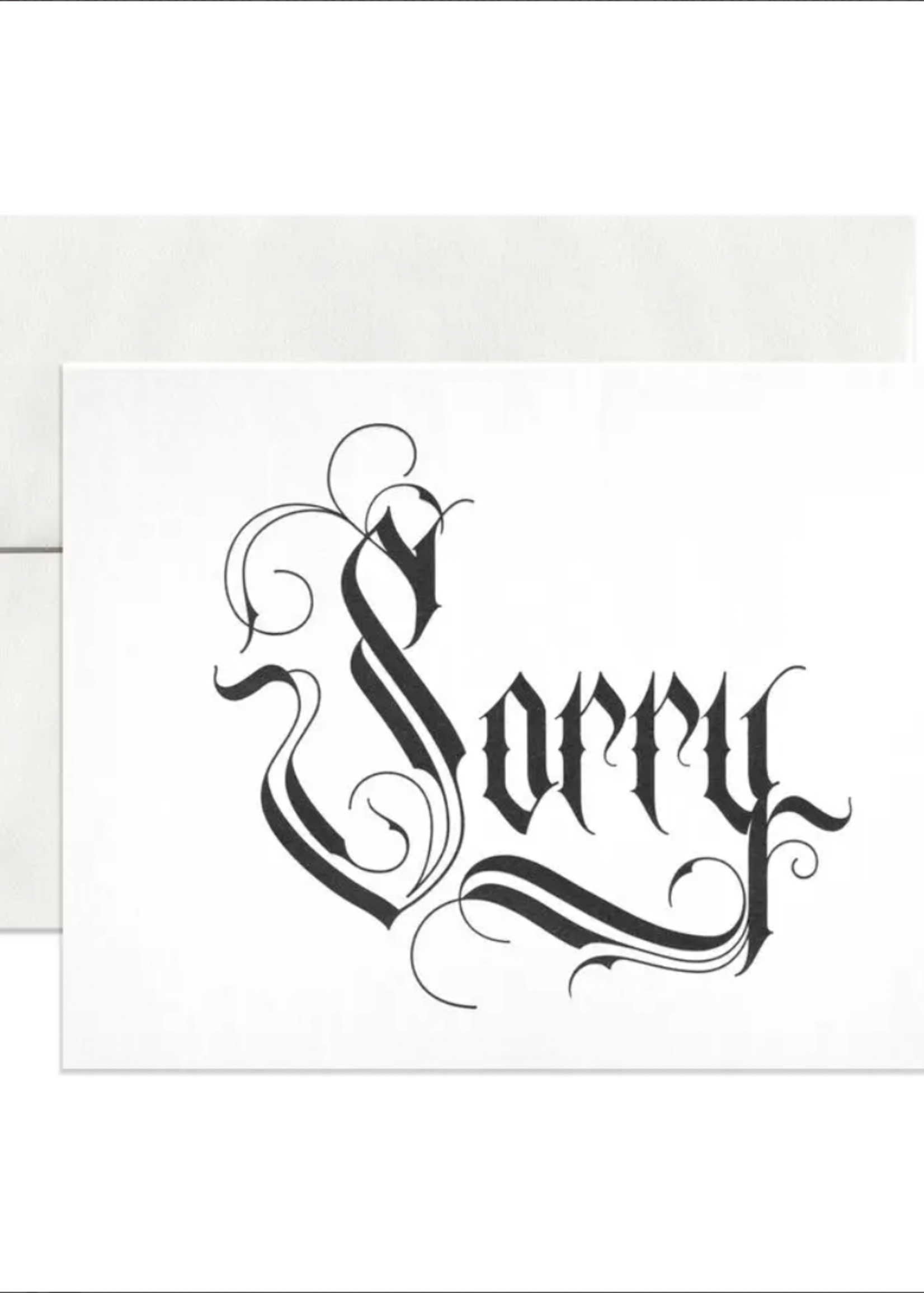 Open Sea "Sorry" Blank Card