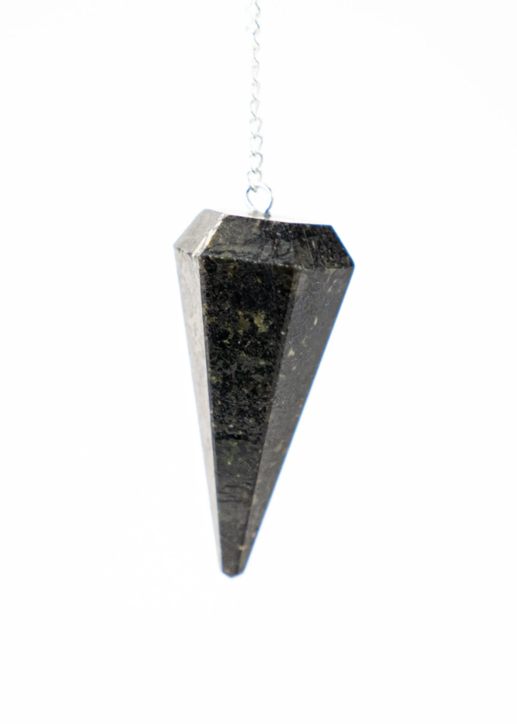 Pelham Grayson Rose Nummite Faceted Pendulum