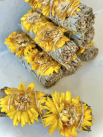 Faiza Naturals Sunflower with White Sage Bundle