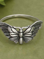 Nina Designs Sterling Silver Moth Ring