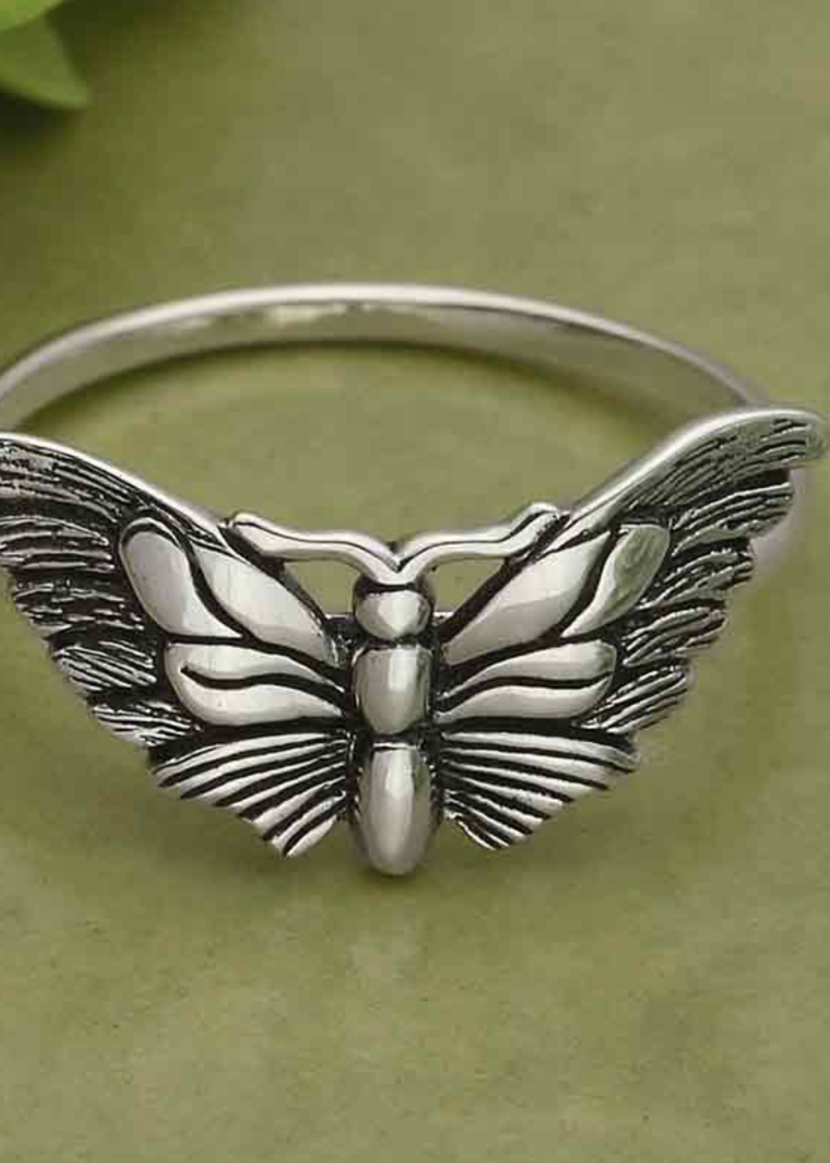 Nina Designs Sterling Silver Moth Ring