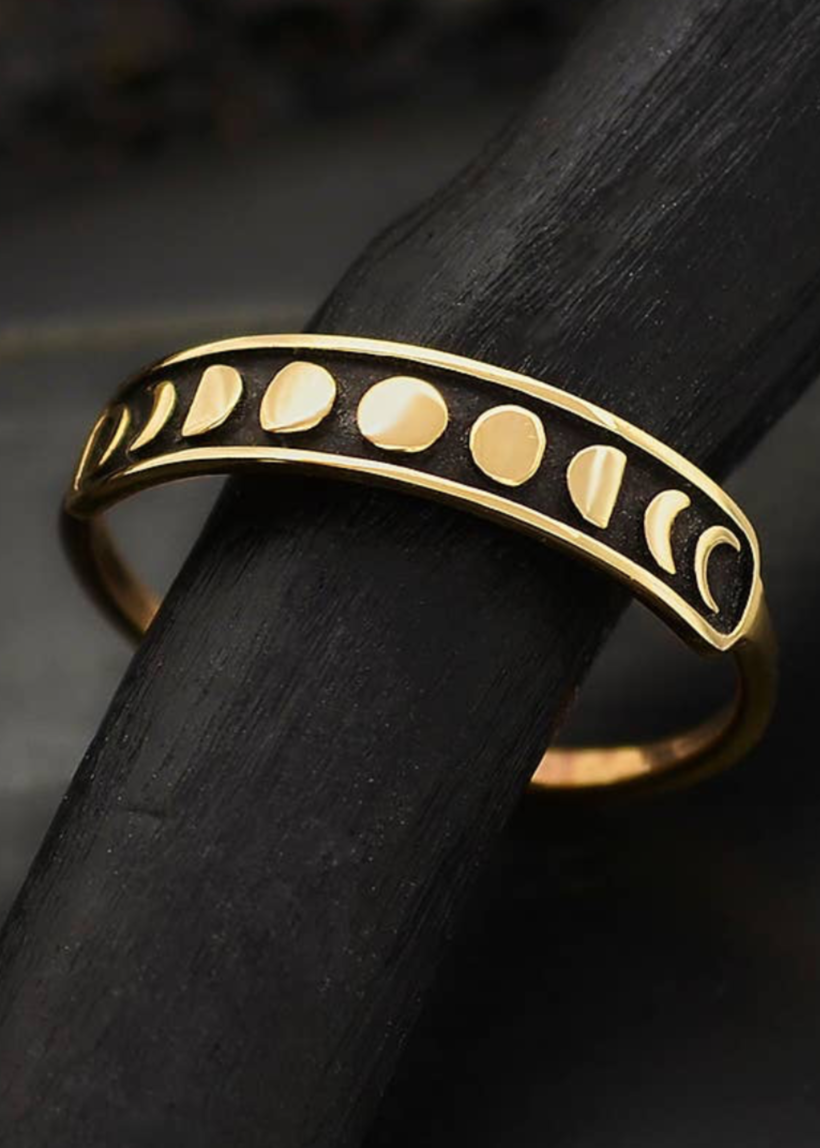 Nina Designs Moon Phases Ring bronze