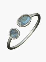 Saraswati Imports Dewdrops Labradorite Sterling Ring