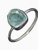 Saraswati Imports Tumi Raw Stone Sterling Ring