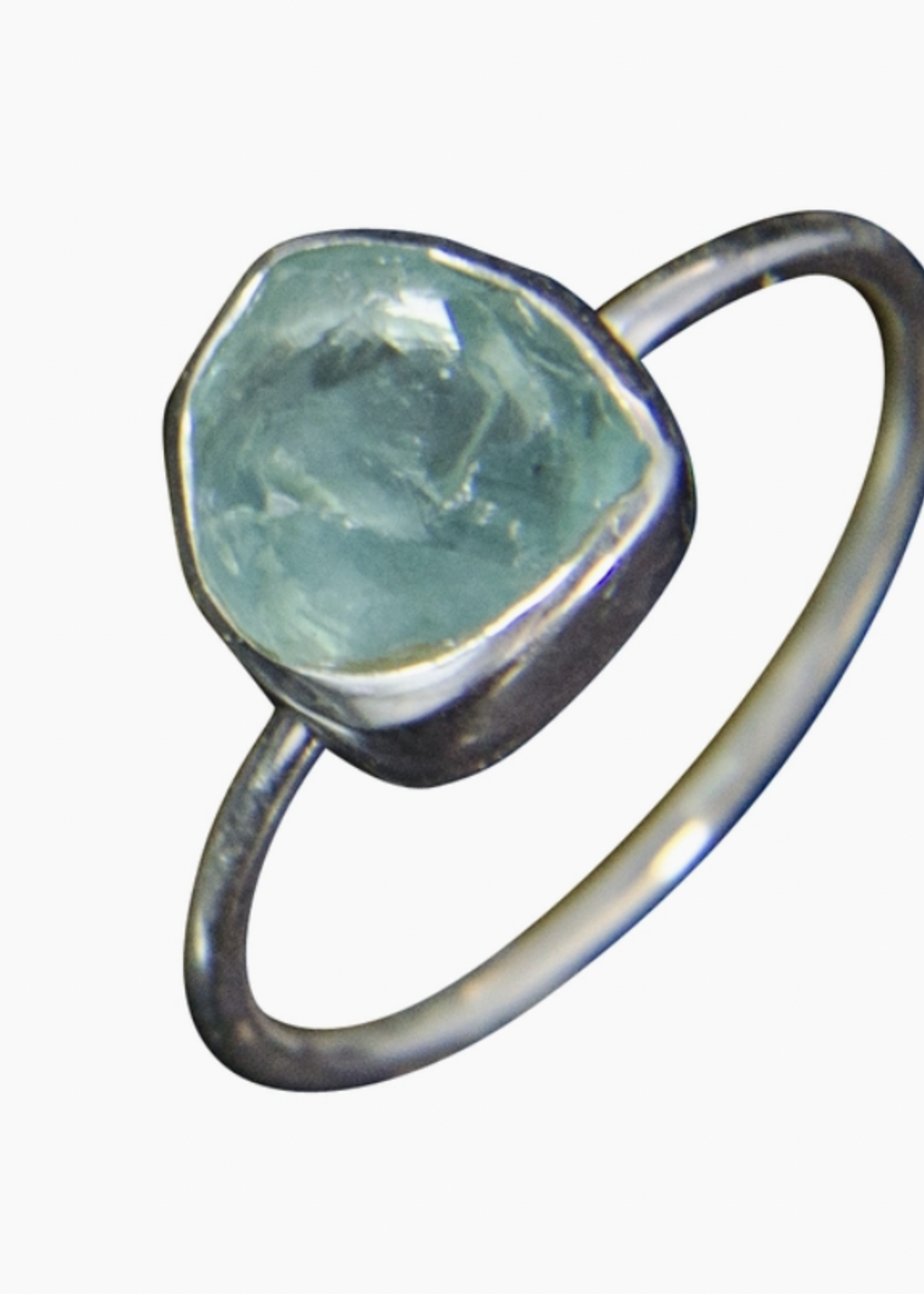 Saraswati Imports Tumi Raw Stone Sterling Ring