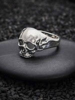 Nina Designs Chunky Skull Ring Sterling Silver