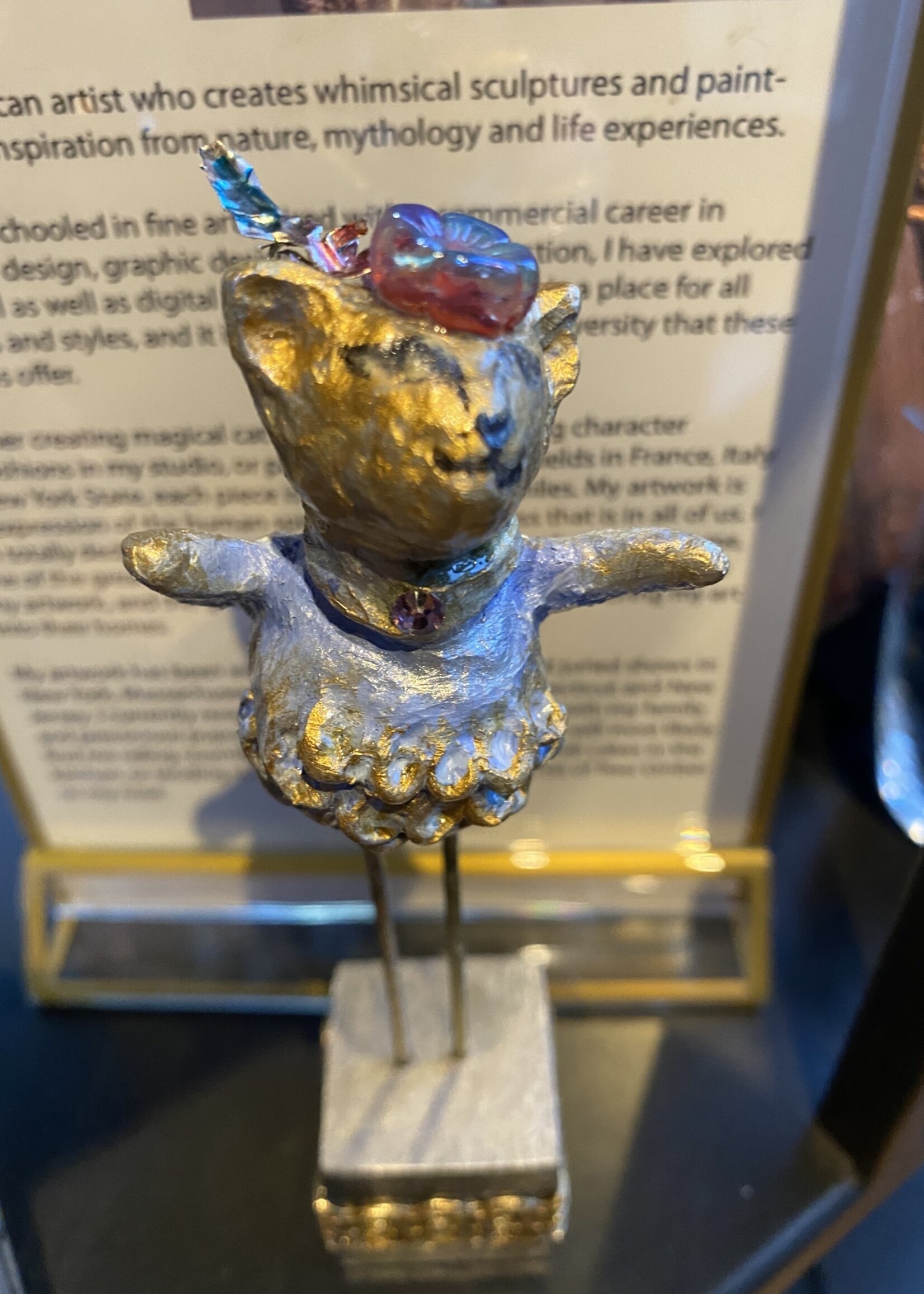 Pamela Johnson - Cat Bird Fashionista - Blue