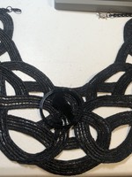 Weapon Of Choice NOLA Acrylic Corvid on Lace Knotwork Necklace