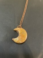 Gail Scherer Copper Moon Necklace with Jasper