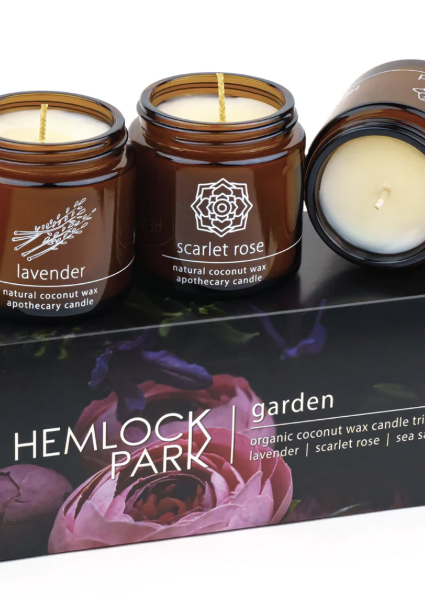 Hemlock Park Garden Candle Trio Gift Set