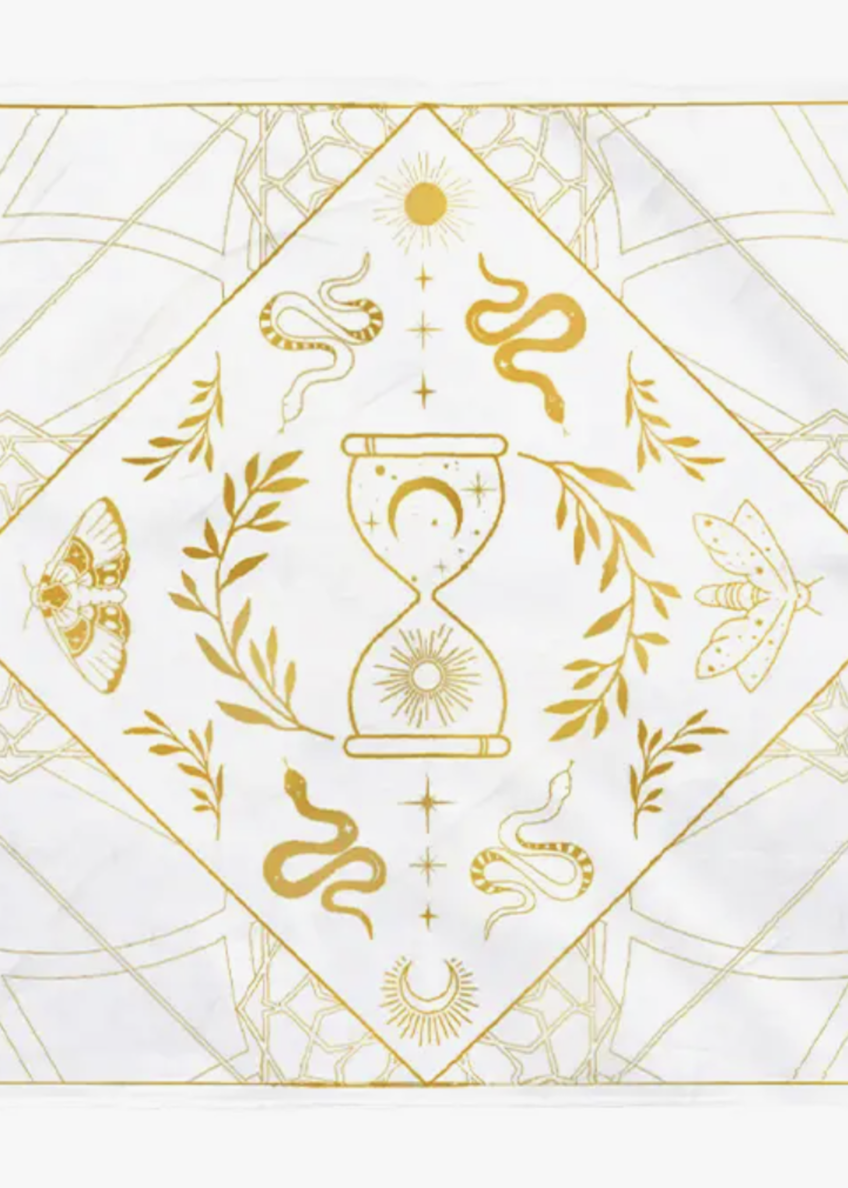 Goddess Provisions Lunar & Solar Serpent Tarot Mat