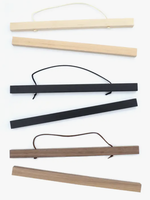 Curious Prints Vintage Botanical Fleurs 2 Flower Print w/ Walnut Hanging Frame