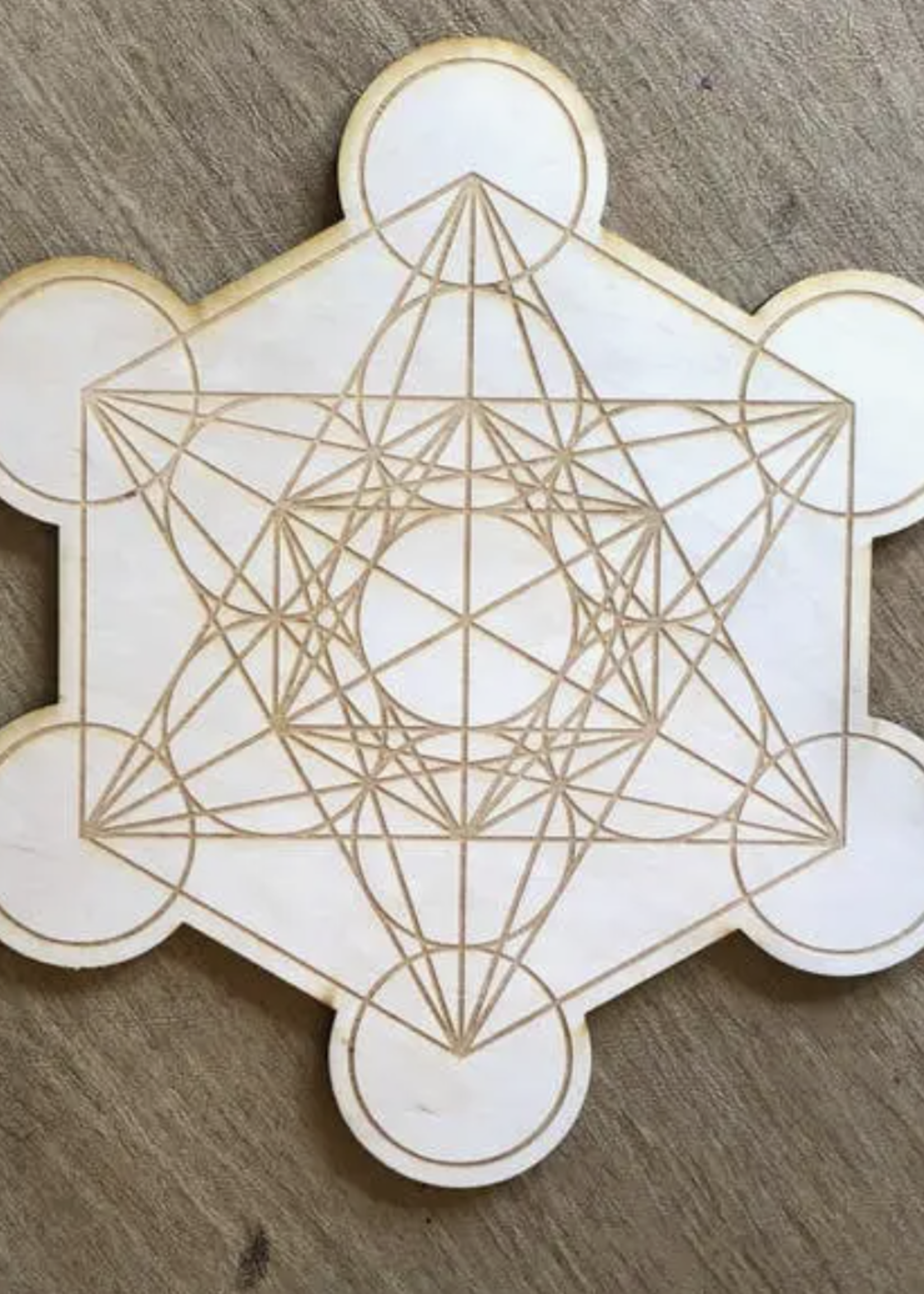 Zen and Meow Metatron's Cube Crystal Grid