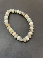 Amazonite and Labradorite Bracelet