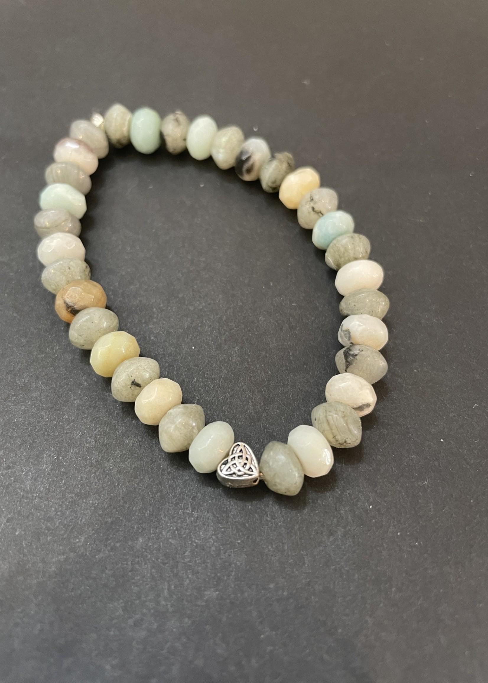 Amazonite and Labradorite Bracelet