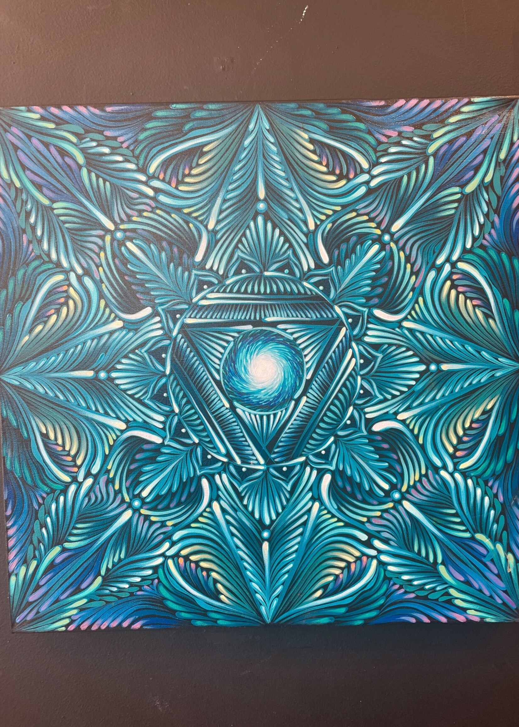 Flowstate Paint VISHUDDHA CHAKRA (20x20")